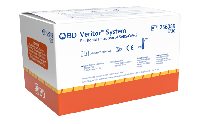 Sistema BD Veritor™ para la detección rápida de SARS-CoV-2