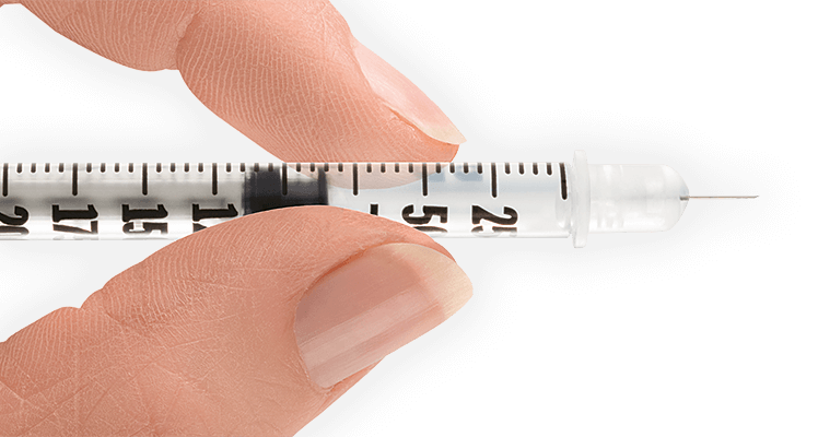 U 500 Insulin Syringe With Ultra Fine 6mm Needle