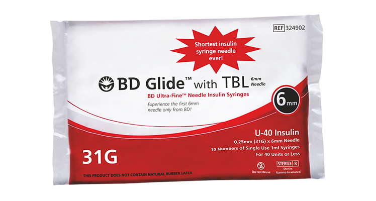 Glide With Tbl U40 Insulin Syringe