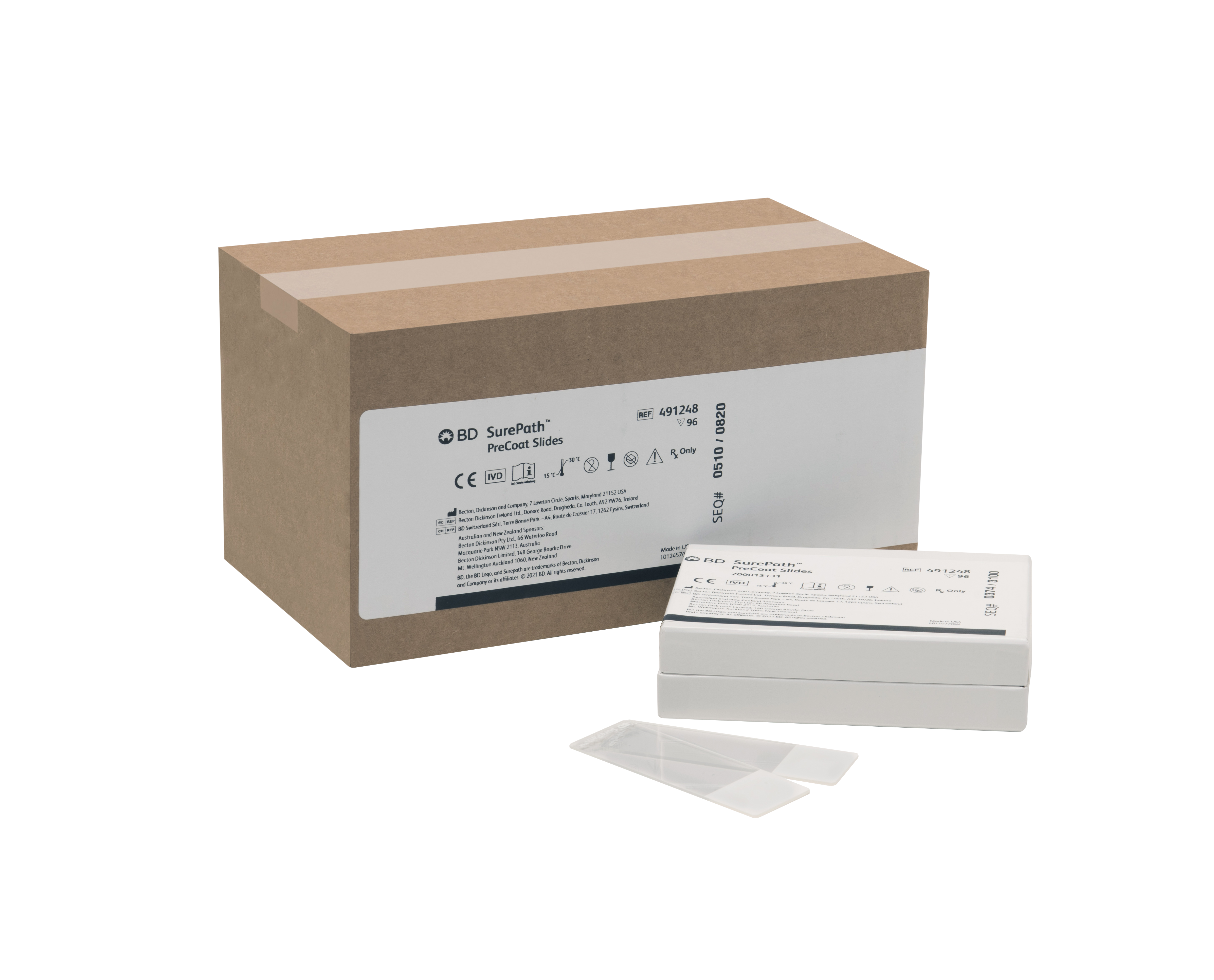 BD SurePath™ Precoated Slides, 96 EA - 491248 | BD