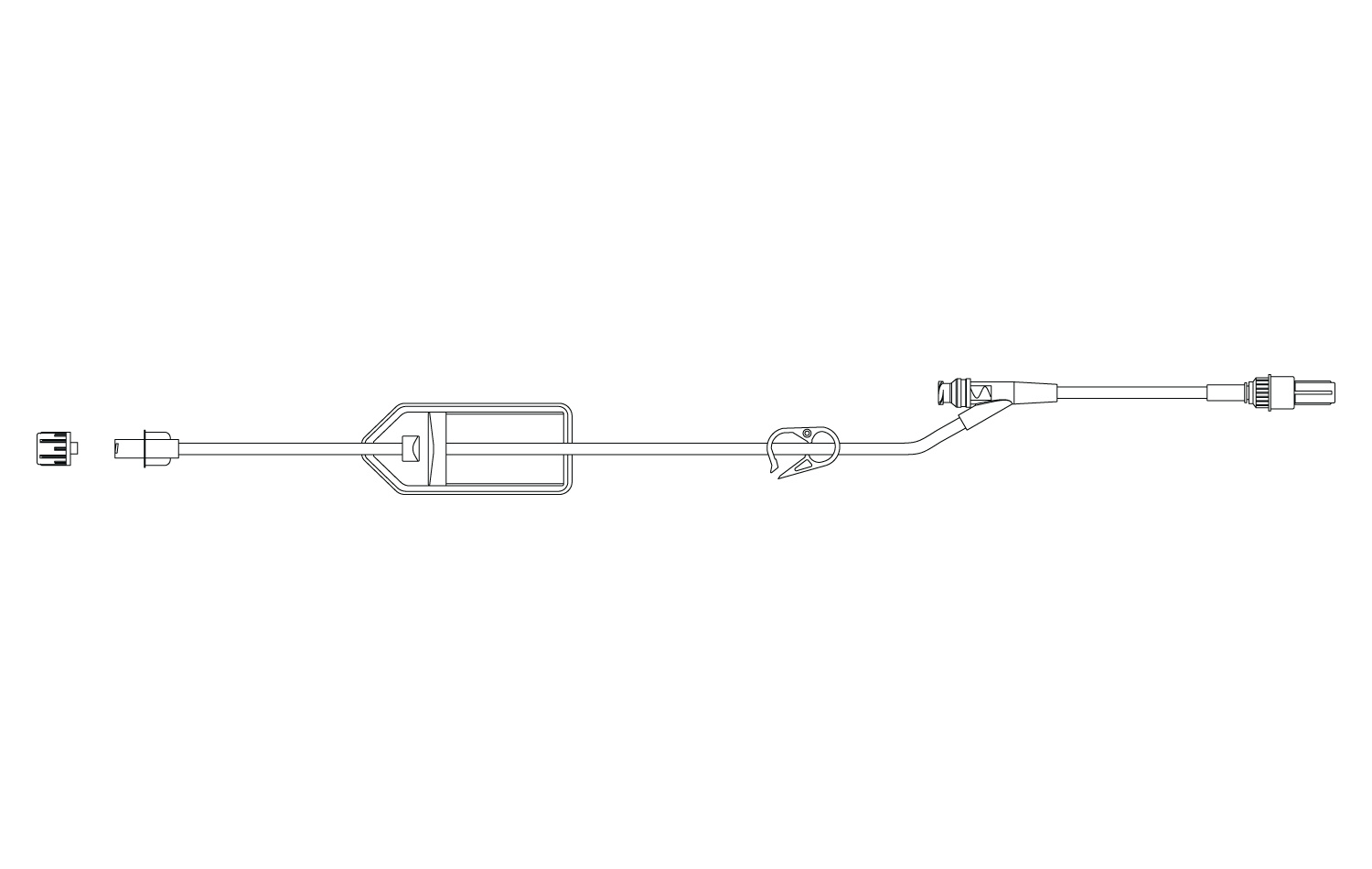 SmartSite™ Extension Set, 0.2 micron filter (1.72 sq. in low protein