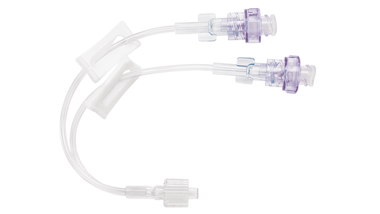 【4本セット】QZ MEDICA B.D SHOT100 BD Q-Syte™ Needle-free Connector with 15 cm (6 in.) macro