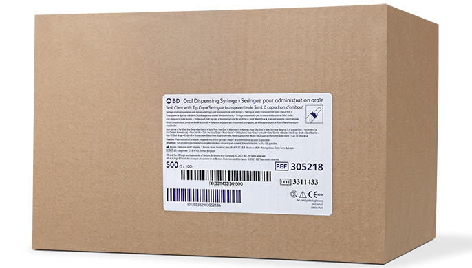 5 mL BD® Clear Oral Syringe - 305218 | BD