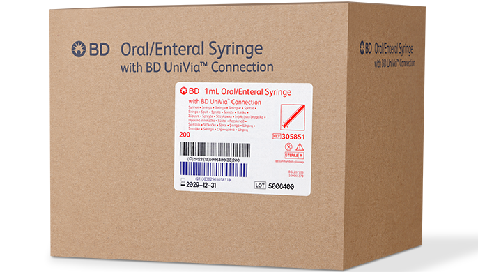 1 mL BD® Enteral Syringe with BD® UniVia™ Connection - 305851 | BD
