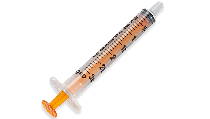 みあるページ 3 mL BD® Enteral Syringe with BD® UniVia™ Connection