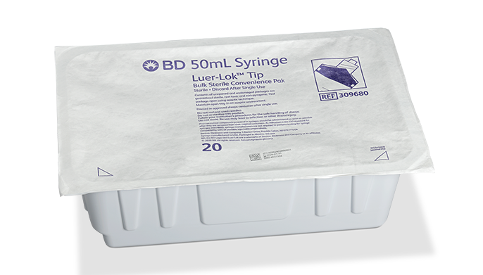 LILy　N organic Plenium 50 mL BD Luer-Lok™ Syringe Pharmacy Convenience Pak - 309680 | BD