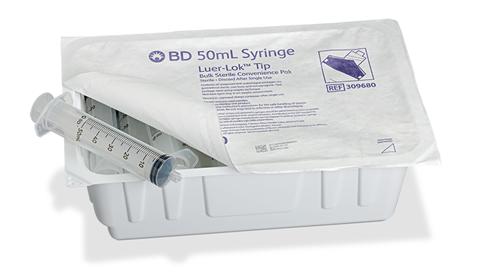 LILy　N organic Plenium 50 mL BD Luer-Lok™ Syringe Pharmacy Convenience Pak - 309680 | BD