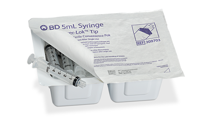 5 mL BD Luer-Lok™ Syringe Pharmacy Convenience Pak - 309703 | BD