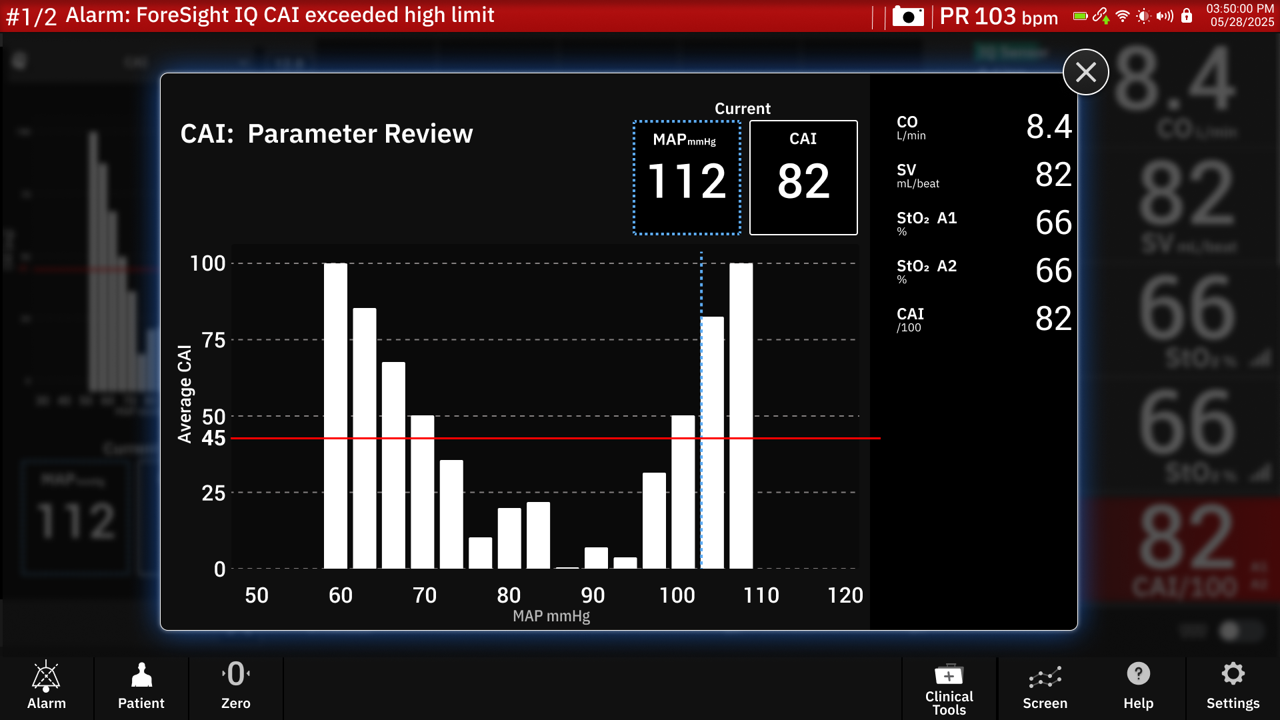CAI Secondary Screen