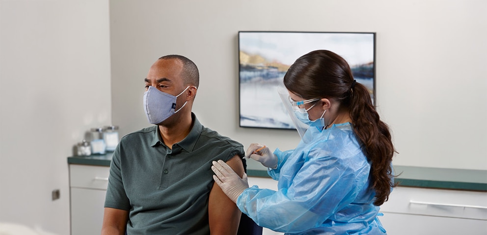 Vaccination with BD® SoloShot™ Syringe