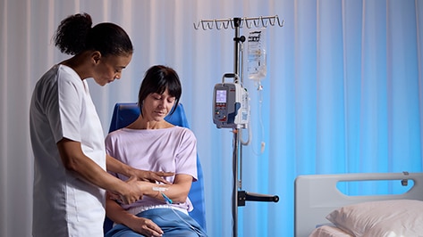 <h3>SELECT the right vascular access device</h3>
<p>Vascular access is an integral component of many patients care management plans.<sup>6&nbsp;</sup>Vascular access has the potential to greatly improve a patient’s wellbeing; however, it also poses inherent risks.<sup>6,7&nbsp;</sup>To minimize these risks it is critical to ensure that Healthcare Professionals (HCP) choose the most appropriate vascular access device (VAD) for the patient and their individual needs.<sup>6,8</sup><br>
</p>
<ul>
<li>Peripheral IV catheters</li>
<li>Midline catheters</li>
<li>Peripherally inserted central catheters (PICCs)</li>
<li>Port access needles</li>
</ul>
<p>At BD, we developed digital tools to help&nbsp;healthcare professionals (HCPs) select the optimal vascular access device based on the therapy and drug(s)/regimen, but also considering specific patient elements such as&nbsp;medical history, lifestyle and co-morbidities.&nbsp;</p>
<p>By digitizing the device selection process we aim to provide a platform to engage with HCPs to help identify not only the most optimal clinically suitable VAD option, but the most appropriate choice for the individual patient.<sup>8</sup></p>
<p><b><a href="/content/bd-com/emea/uk/en-uk/products-and-solutions/solutions/vascular-access-management.html#contactus" target="_self" rel="noopener noreferrer">Contact us</a></b> to walk you through the process of identifying the best solutions to meet your patients' vascular access needs.</p>
