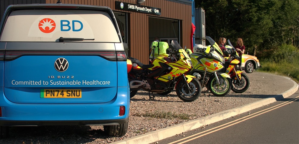 BD Partners with South West Blood Bikes