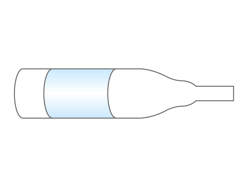 Transfix™ self-adhesive silicone sheath - Style 1 Diagram