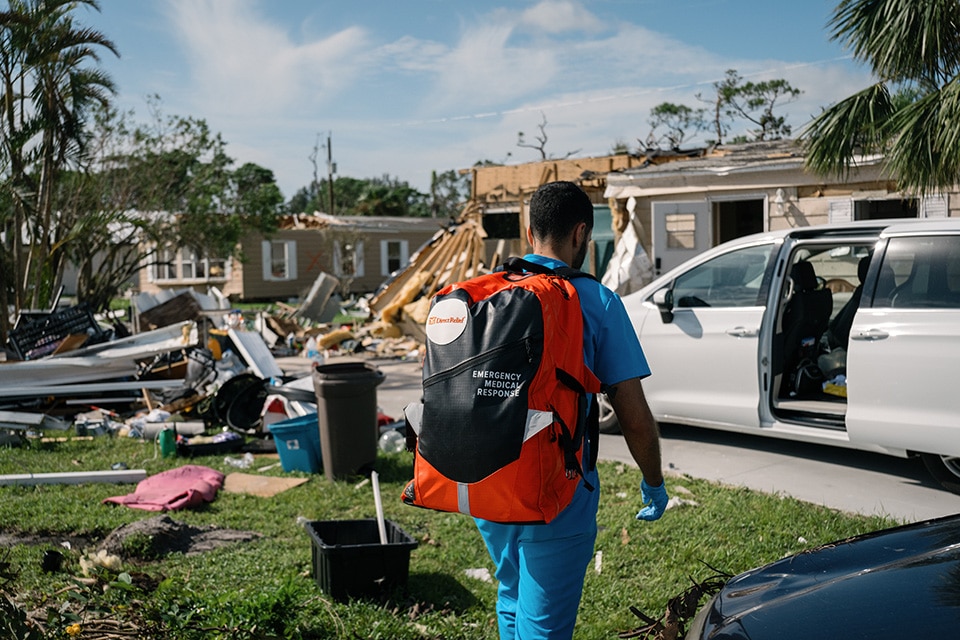 <p>The BD Foundation partners with humanitarian aid organizations around the world, including longtime nonprofit partner, Direct Relief, to help support the&nbsp;immediate health needs of communities in time of disasters.&nbsp;<b>Direct Relief</b> works with emergency medical teams and healthcare facilities on the ground to restore and strengthen capacity to deliver care.</p>
