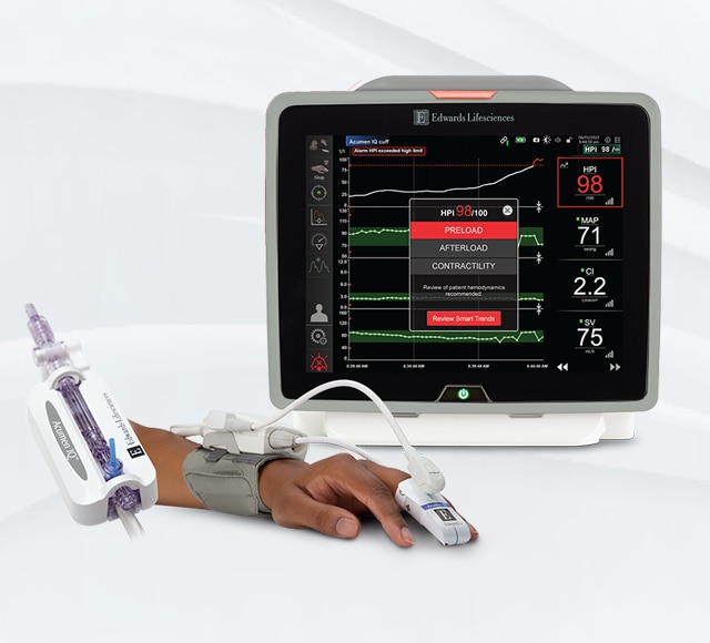 Acumen IQ software cuff sensor