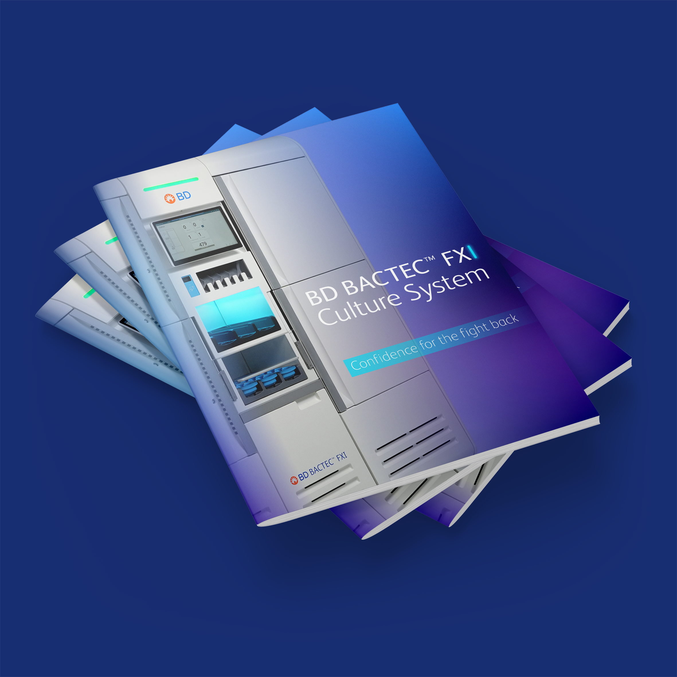 BD BACTEC FXI Culture System Brochures Stack