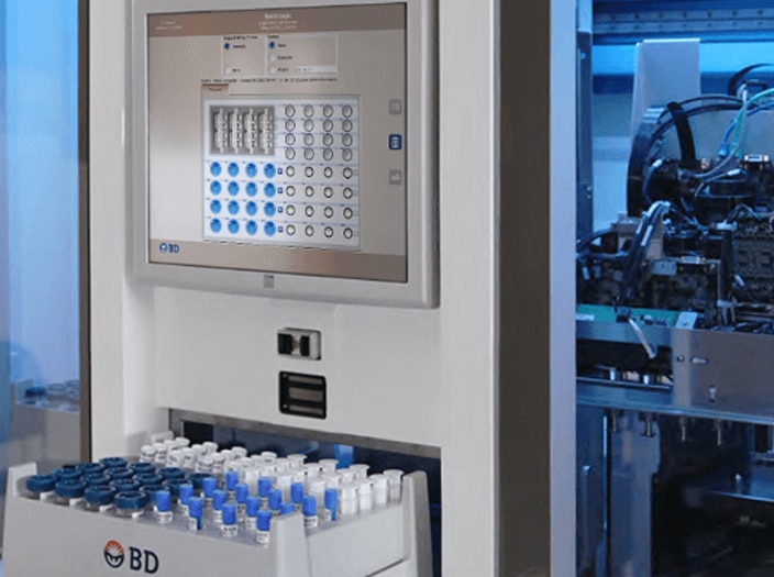 BD Kiestra in a lab with lab technicians