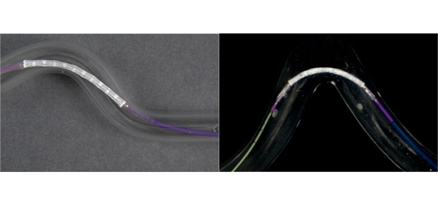 <p><sup>Results shown in simulated testing. Data on file, Bard Peripheral Vascular, Inc. Tempe, AZ. Bench tests may not be indicative of clinical performance. Different test methods may yield different results. Please consult package insert for detailed safety information and instructions for use.</sup></p>
<h2>Trackability</h2>
<p>The LifeStream™ Balloon Expandable Vascular Covered Stent is designed to provide trackability for ease of delivery through complex and tortuous anatomy</p>
