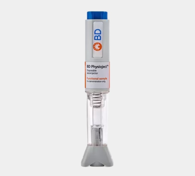 BD Physioject Disposable Autoinjector Front View