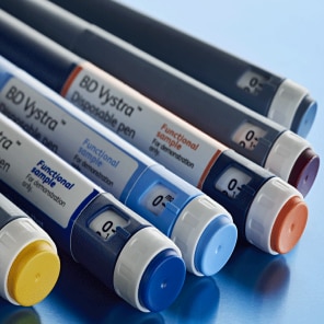 BD Vystra Disposable Pens with Dosage Indicators