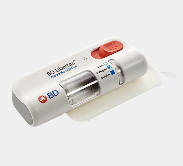 BD Libertas Wearable Injector Medical Device Closeup