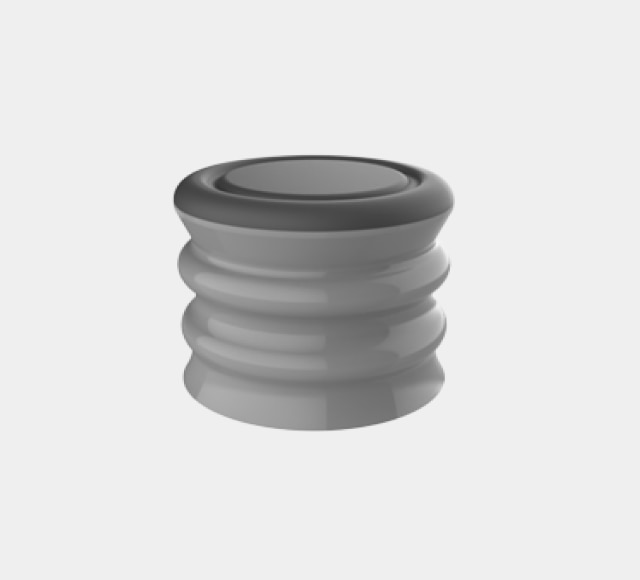 The BD SCF™ PremiumCoat® Plunger Stopper