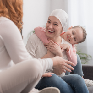 Supportive family therapy session in bright room